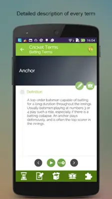 Cricket Dictionary android App screenshot 12