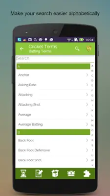 Cricket Dictionary android App screenshot 13