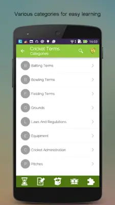 Cricket Dictionary android App screenshot 14