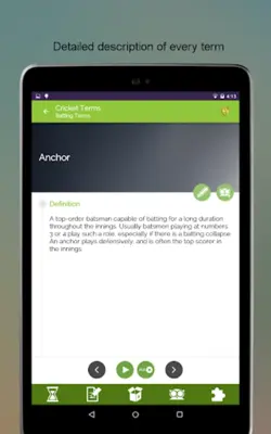 Cricket Dictionary android App screenshot 4